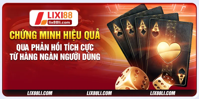 Chứng minh hiệu quả qua phản hồi tích cực từ hàng ngàn người dùng Chứng minh hiệu quả qua phản hồi tích cực từ hàng ngàn người dùng